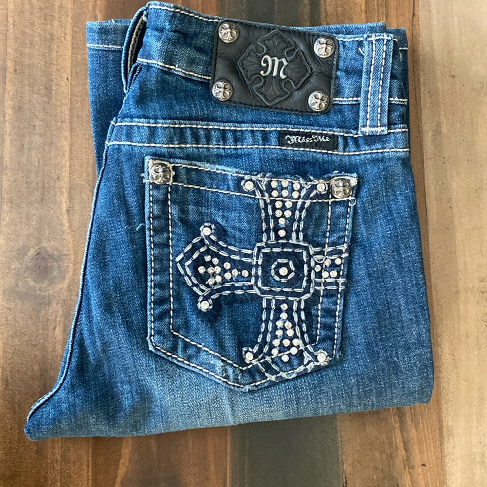 Miss Me Womens Bootcut pants size 29 Inseam 32”